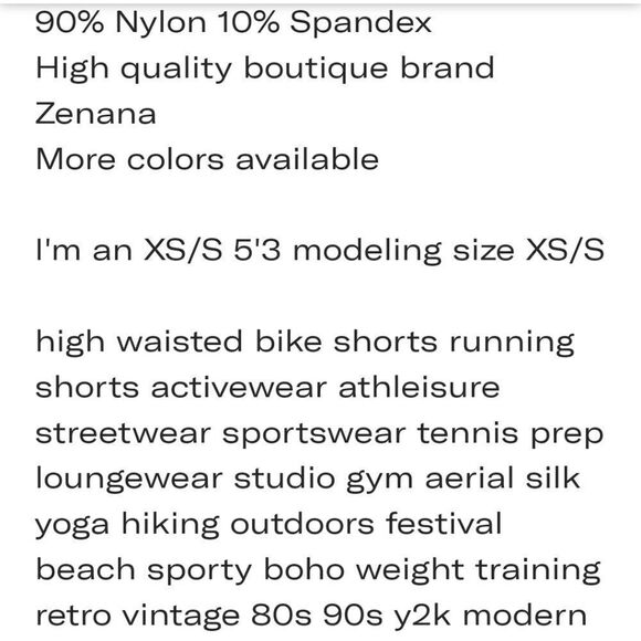 ZENANA High Waist Bike Short in Sherbert Green - Picture 8 of 8